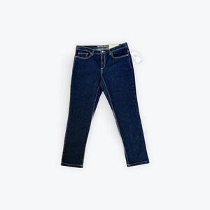 Michael Kors Basics Dark Rinse Wash Denim Jeans Size 6 QS99AD96NB NEW